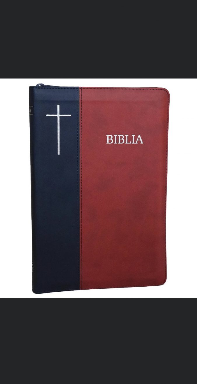 Biblia mare cu fermoar