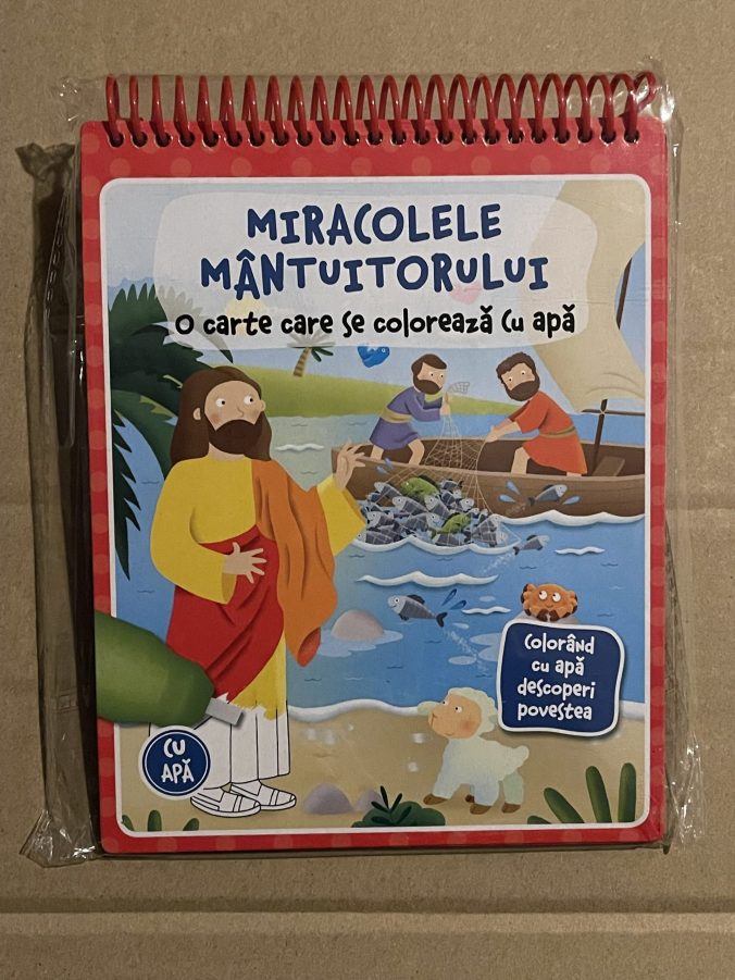 carte de colorat cu apa