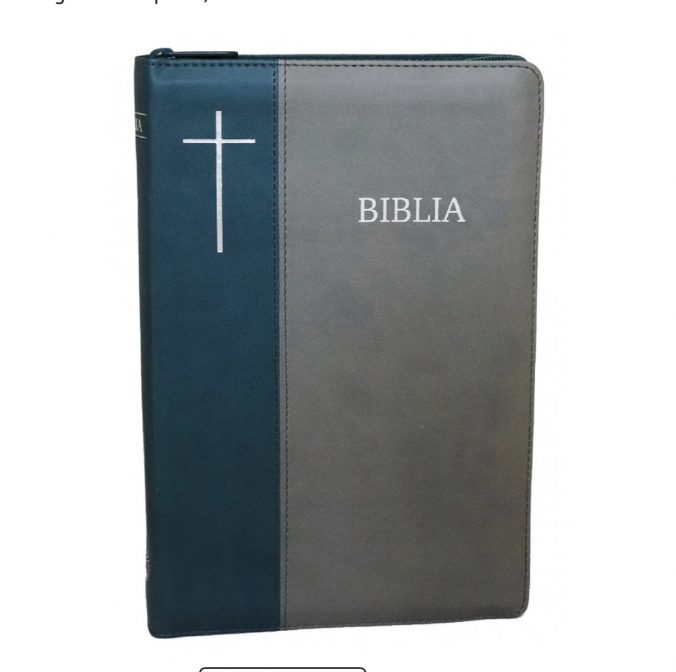 Biblia mare cu fermoar