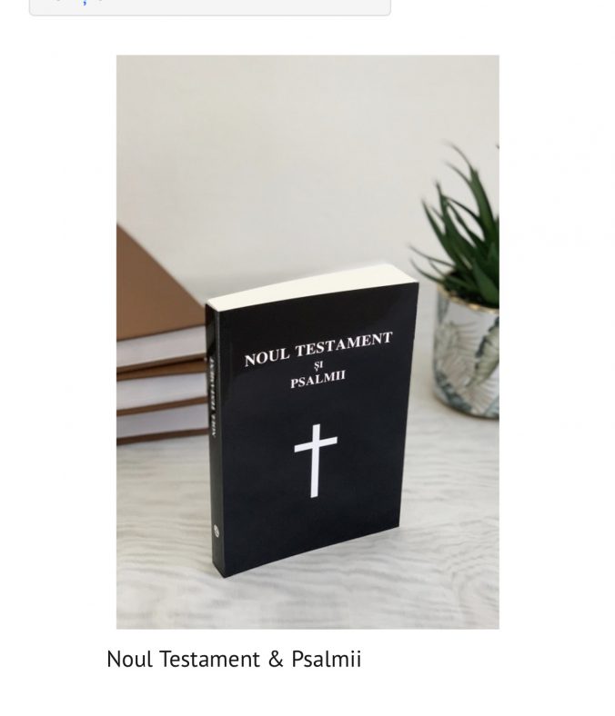 noul testament cu psalmii