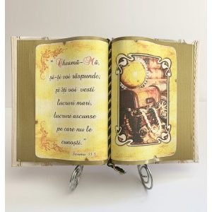 ornament ceramica cu verset biblic 21/14 cm
