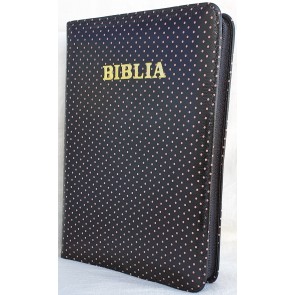 biblia mica neagra cu picatele roz