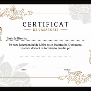 Certificat de Căsătorie