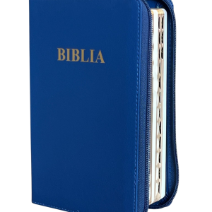 Biblia - albastru regal - format mediu, ediție de lux