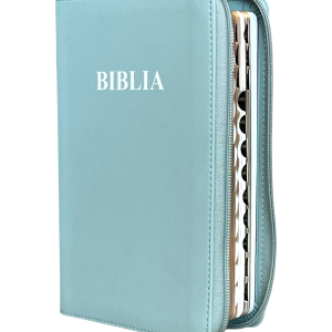 Biblia,aquamarine,format mediu, ediție de lux
