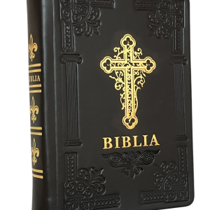 Biblia ortodoxă ITB 073 handmade - negru
