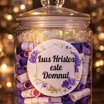 Borcan cu versete mov