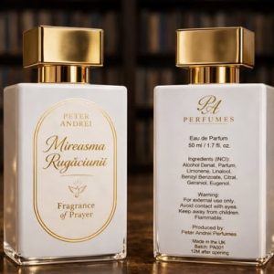 Mireasma Rugaciunii . sticla alba .