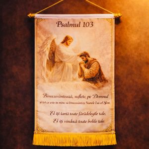 Pergament de perete din pânza.